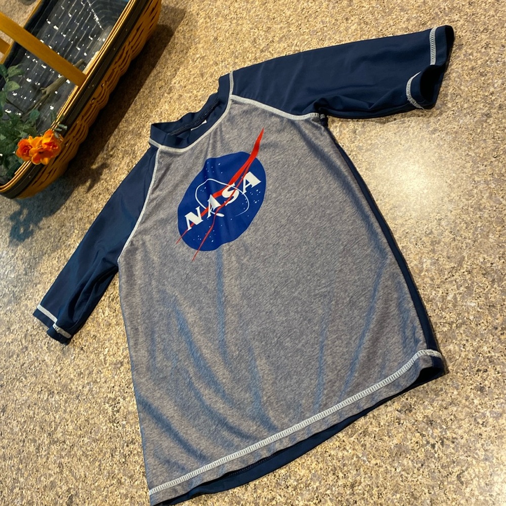 NASA Dreamwave Swim Shirt Rashguard Kids Medium